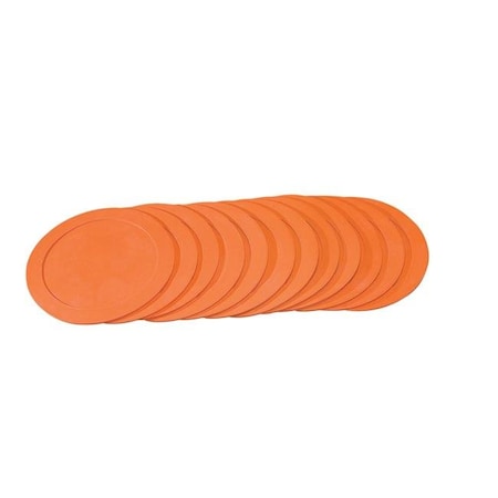 Champion Sports Champion Sports 2003793 9 in. Vinyl Markers; Orange - Set of 12 2003793